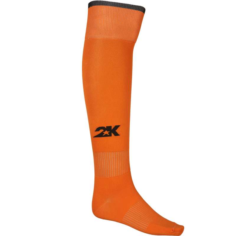 Гетры футбольные 2K Sport Classic, цвет оранжевый / черный