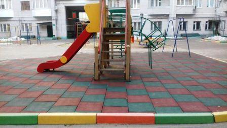 покрытие модульное для детской дворовой площадки