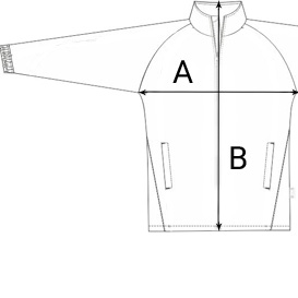 размер спортивной куртки