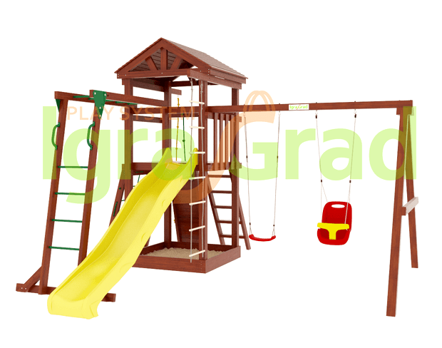Детская площадка IgraGrad "Панда Фани Gride с рукоходом"