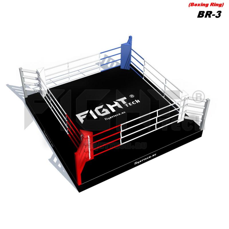 Боксерский ринг 5х5 м на помосте 0,35/0,5 м Fighttech BR-3