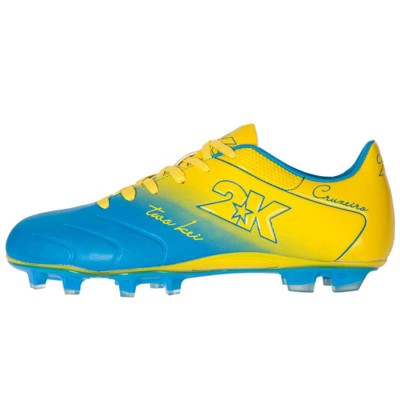 Футбольные бутсы 2K Sport Cruzeiro, цвет голубой / желтый