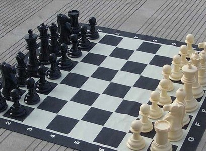 Доска шахматная виниловая 140 х 140 см