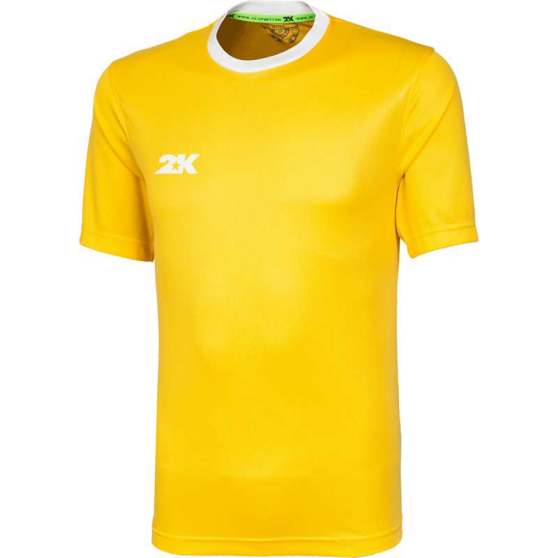 Футболка игровая 2K Sport Classic желто-белая