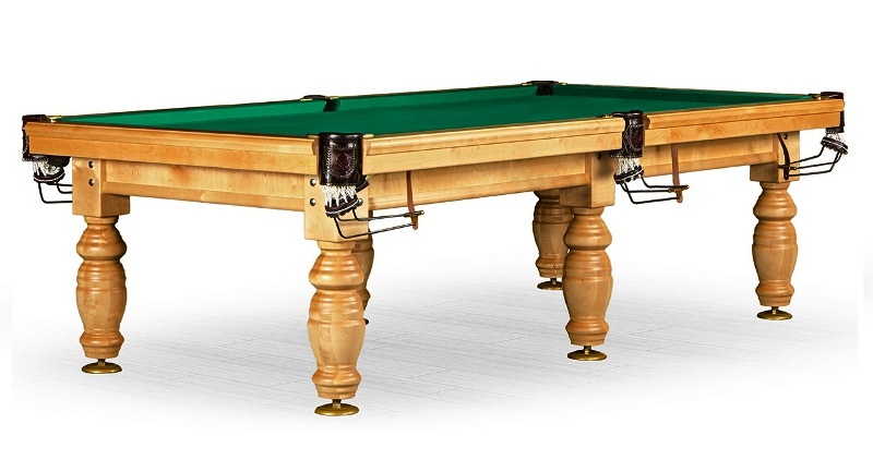 Бильярдный стол для русского бильярда «Дебют» 10 футов (светлый)